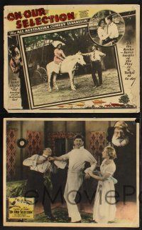 9r096 ON OUR SELECTION set of 8 Aust LCs '32 Bert Bailey as Dad, Fred MacDonald, Alfreda Bevan!