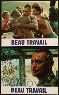 9r426 BEAU TRAVAIL set of 4 French LCs '99 Claire Denis' Good Work, Denis Lavant & Michel Subor!