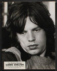 9r335 GIMME SHELTER set of 14 French LCs '71 Stones' Mick Jagger, Hell's Angels, rock & roll!