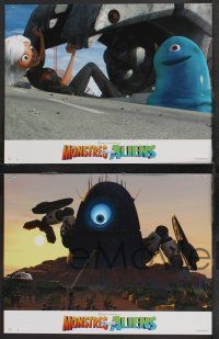 9r422 MONSTERS VS ALIENS set of 6 French LCs '09 DreamWorks CGI cartoon, oooze gonna save us!