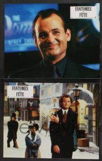 9r363 SCROOGED set of 12 French LCs '88 great images of Bill Murray, Karen Allen, Carol Kane!