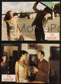 9r432 VA SAVOIR set of 3 French LCs '01 Jacques Rivette directed, Jeanne Balibar!