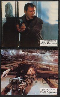 9r564 BLADE RUNNER set of 16 German LCs '82 Ridley Scott sci-fi classic, Harrison Ford, different!