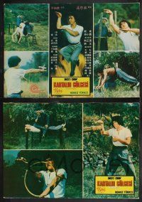9r029 EAGLE'S SHADOW set of 8 Turkish LCs '78 Se ying diu sau, Jackie Chan, kung fu action!