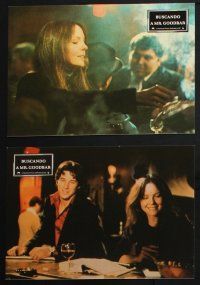 9r032 LOOKING FOR MR. GOODBAR set of 12 South American LCs '77 close up of Diane Keaton, Brooks!