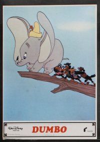 9r080 DUMBO set of 12 Spanish LCs R80s colorful art from Walt Disney circus elephant classic!