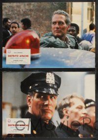 9r076 FORT APACHE THE BRONX set of 11 Spanish LCs '81 Paul Newman, Asner & Ken Wahl as NYC cops!