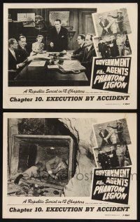 9s887 GOVERNMENT AGENTS VS. PHANTOM LEGION 2 chapter 10 LCs '51 Walter Reed in Republic serial!