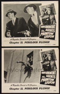9s888 GOVERNMENT AGENTS VS. PHANTOM LEGION 2 chapter 11 LCs '51 Walter Reed in Republic serial!