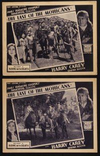 9s916 LAST OF THE MOHICANS 2 chapter 4 LCs '32 Harry Carey serial, Riding with Death!