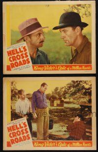 9s939 OUR DAILY BREAD 2 LCs R40s King Vidor classic, John Qualen, Addison Richards and Tom Keene