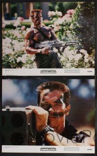 9s141 COMMANDO 8 color 11x14 stills '85 Arnold Schwarzenegger is going to make someone pay!