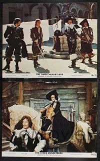 9s434 THREE MUSKETEERS 8 color 11x14 stills '74 Michael York, Alexandre Dumas, top stars!