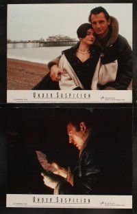 9s443 UNDER SUSPICION 8 English LCs '92 Liam Neeson gets away with murder, Laura San Giacomo!