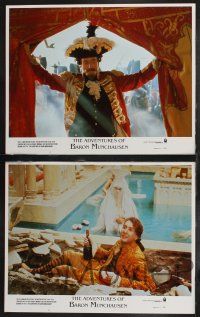 9s065 ADVENTURES OF BARON MUNCHAUSEN 8 LCs '89 directed by Terry Gilliam, John Neville!