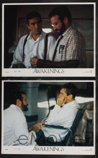 9s087 AWAKENINGS 8 LCs '90 directed by Penny Marshall, Robert De Niro & Robin Williams!