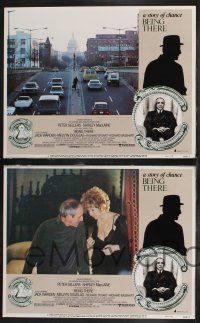 9s097 BEING THERE 8 LCs '80 Jack Warden, Shirley MacLaine, Hal Ashby, a story of chance!