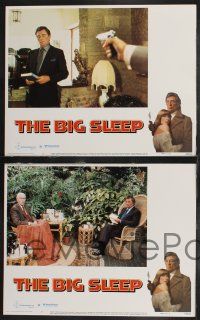 9s099 BIG SLEEP 8 LCs '78 border art of Robert Mitchum & sexy Candy Clark by Richard Amsel!