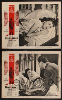 9s100 BIGAMIST 8 LCs '53 Edmond O'Brien is wanted by Joan Fontaine & Ida Lupino!