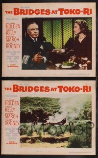 9s117 BRIDGES AT TOKO-RI 8 LCs '54 Grace Kelly, William Holden, Korean War, by James Michener!