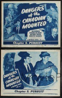 9s679 DANGERS OF THE CANADIAN MOUNTED 4 chapter 5 LCs '48 Republic serial, Pursuit!