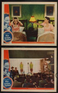 9s579 DARK MIRROR 5 LCs '46 Lew Ayres loves one twin Olivia de Havilland and hates the other!