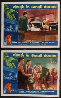 9s157 DEATH IN SMALL DOSES 8 LCs '57 the rough tough guys and dolls, Peter Graves!