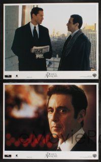 9s161 DEVIL'S ADVOCATE 8 LCs '97 Keanu Reeves, Al Pacino, sexiest Charlize Theron, Connie Nielsen!