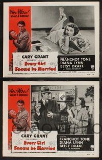 9s519 EVERY GIRL SHOULD BE MARRIED 6 LCs R54 bachelor baby doctor Cary Grant won't say yes!