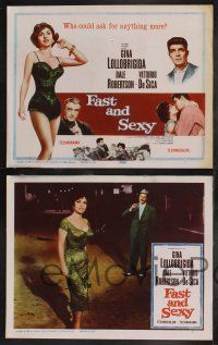 9s186 FAST & SEXY 8 LCs '61 de Sica, who could ask for more than sexy Gina Lollobrigida!