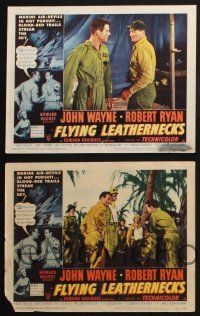 9s585 FLYING LEATHERNECKS 5 LCs '51 pilots John Wayne & Robert Ryan, Howard Hughes, Nicholas Ray!
