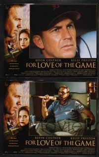 9s192 FOR LOVE OF THE GAME 8 LCs '99 Sam Raimi, great images of baseball pitcher Kevin Costner!