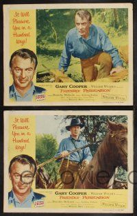 9s197 FRIENDLY PERSUASION 8 LCs '56 Gary Cooper, Marjorie Main, Dorothy McQuire!