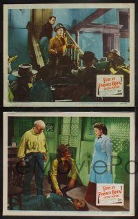 9s586 FURY AT FURNACE CREEK 5 LCs '48 Victor Mature & Coleen Gray, cool western images!