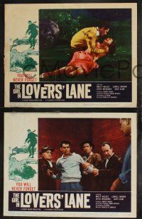 9s784 GIRL IN LOVERS' LANE 3 LCs '60 Brett Halsey & bad girl Joyce Meadows, too reckless to care!