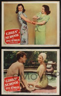 9s698 GIRLS' SCHOOL 4 LCs '50 bad girl Joyce Reynolds, shocking scandals shake it up!