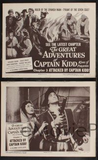 9s703 GREAT ADVENTURES OF CAPTAIN KIDD 4 chapter 3 LCs '53 serial, Attacked by the King of Pirates!