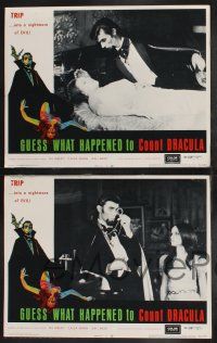 9s592 GUESS WHAT HAPPENED TO COUNT DRACULA 5 LCs '70 cool vampire images, trip into a nightmare!