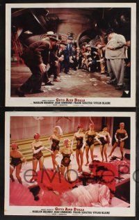 9s525 GUYS & DOLLS 6 photolobbies '55 Jean Simmons, Viviane Blaine & Marlon Brando!
