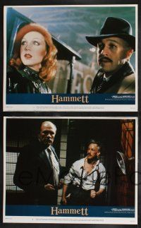9s219 HAMMETT 8 LCs '82 Wim Wenders directed, Frederic Forrest, Marilu Henner!