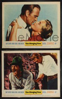 9s787 HANGING TREE 3 LCs '59 Gary Cooper, Maria Schell & Karl Malden, from the prize novel!