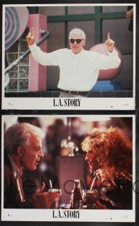 9s266 L.A. STORY 8 LCs '91 Mick Jackson, Steve Martin, Victoria Tennant, Sarah Jessica Parker