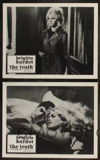 9s533 LA VERITE 6 LCs '61 super sexy Brigitte Bardot, Henri-George Clouzot, The Truth!