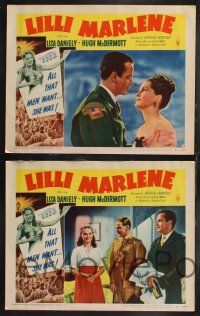 9s281 LILLI MARLENE 8 LCs '51 sexy French Lisa Daniely was all that men want!