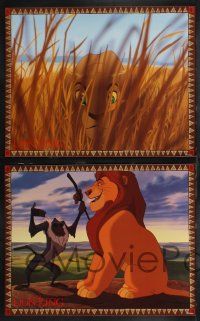9s282 LION KING 8 LCs '94 classic Disney cartoon set in Africa, Timon & Pumbaa!