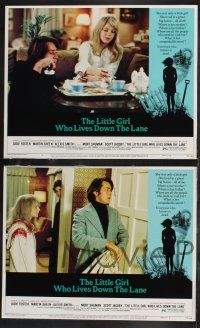 9s283 LITTLE GIRL WHO LIVES DOWN THE LANE 8 LCs '77 super young Jodie Foster, Martin Sheen