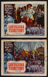 9s714 LOUISIANA TERRITORY 4 LCs '53 New Orleans in its Gayest Mood, see Mardi Gras as it really is!