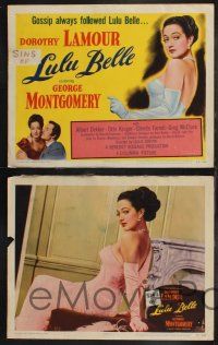 9s290 LULU BELLE 8 LCs '48 sexy Dorothy Lamour & George Montgomery!