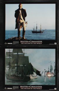 9s020 MASTER & COMMANDER 10 LCs '03 Russell Crowe, Paul Bettany, Peter Weir!, Far Side of the World
