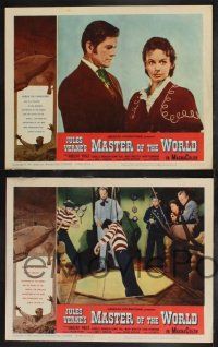 9s614 MASTER OF THE WORLD 5 LCs '61 Jules Verne, Vincent Price, Charles Bronson, Mary Webster!